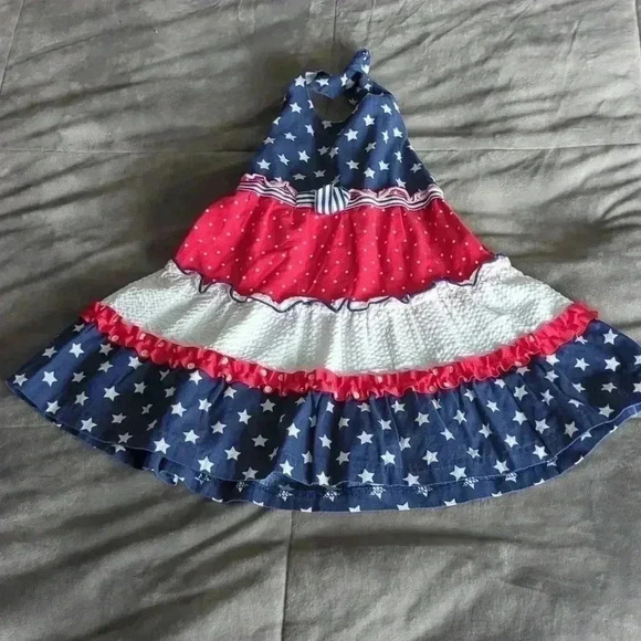 JESSICA Ann toddler stars & dots dress - Picture 2 of 7